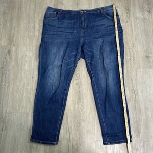 Ellos Ladies Size 18 Dark Wash Jeans Everyday Stretch Denim‎